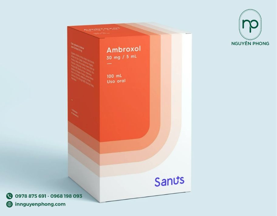 Mẫu logo thuốc in trên hộp đựng thuốc